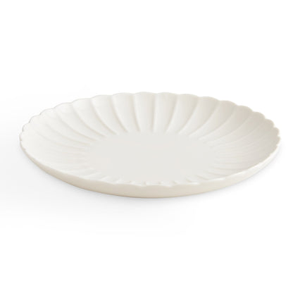 Mira Scalloped Set of 4 Side Plates - Off White - DUSK