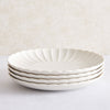 Mira Scalloped Set of 4 Side Plates - Off White - DUSK