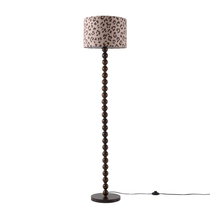 Mix and Match Bobbin Floor Lamp - Dark Wood - DUSK