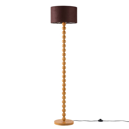 Mix and Match Bobbin Floor Lamp - Light Wood - DUSK