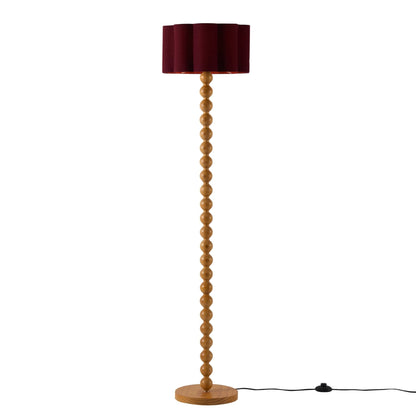 Mix and Match Bobbin Floor Lamp - Light Wood - DUSK