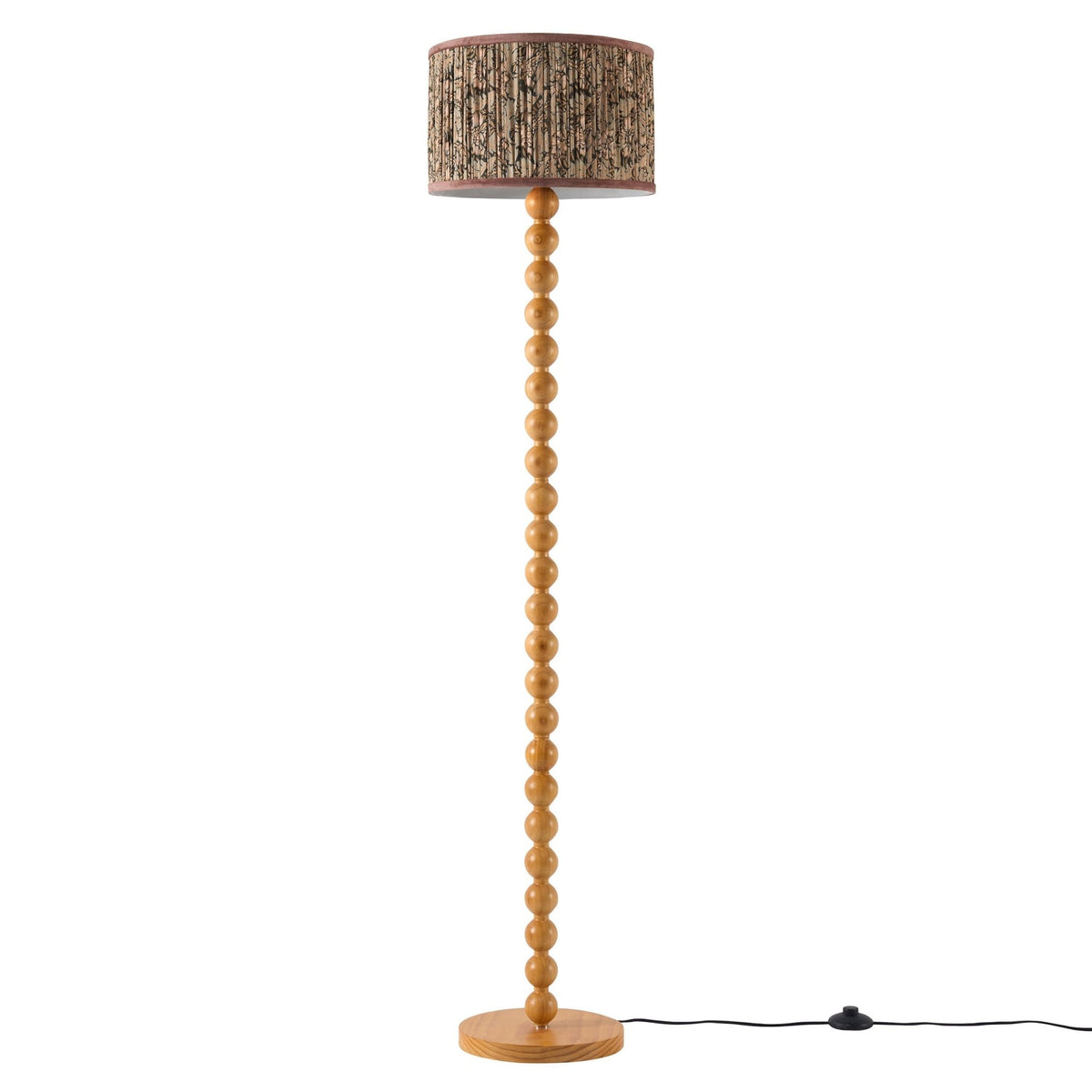 Mix and Match Bobbin Floor Lamp - Light Wood - DUSK