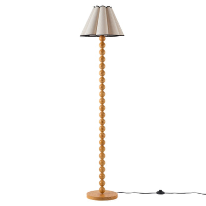 Mix and Match Bobbin Floor Lamp - Light Wood - DUSK