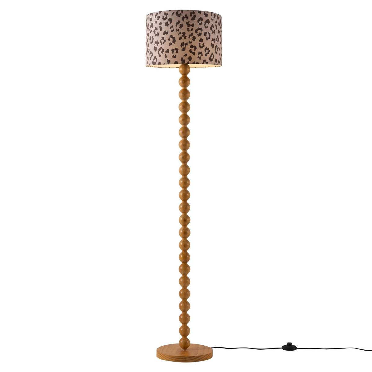 Mix and Match Bobbin Floor Lamp - Light Wood - DUSK