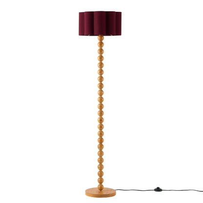 Mix and Match Bobbin Floor Lamp - Light Wood - DUSK