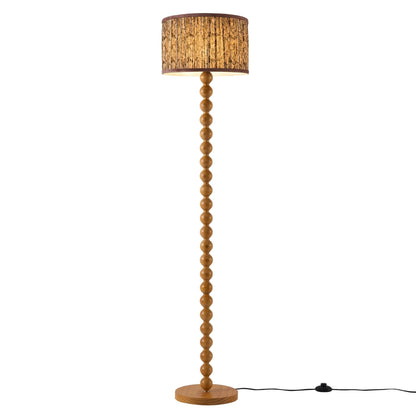 Mix and Match Bobbin Floor Lamp - Light Wood - DUSK