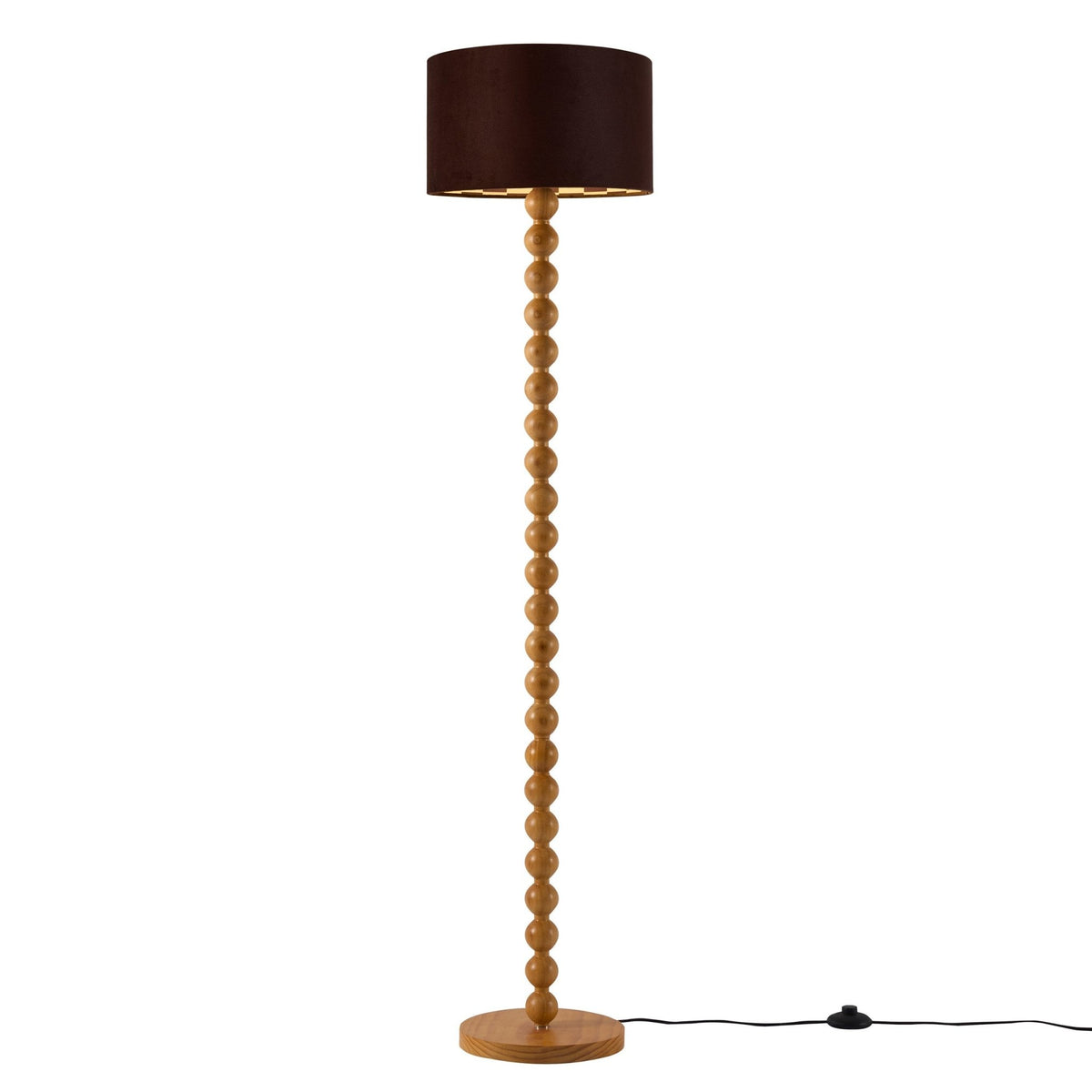 Mix and Match Bobbin Floor Lamp - Light Wood - DUSK