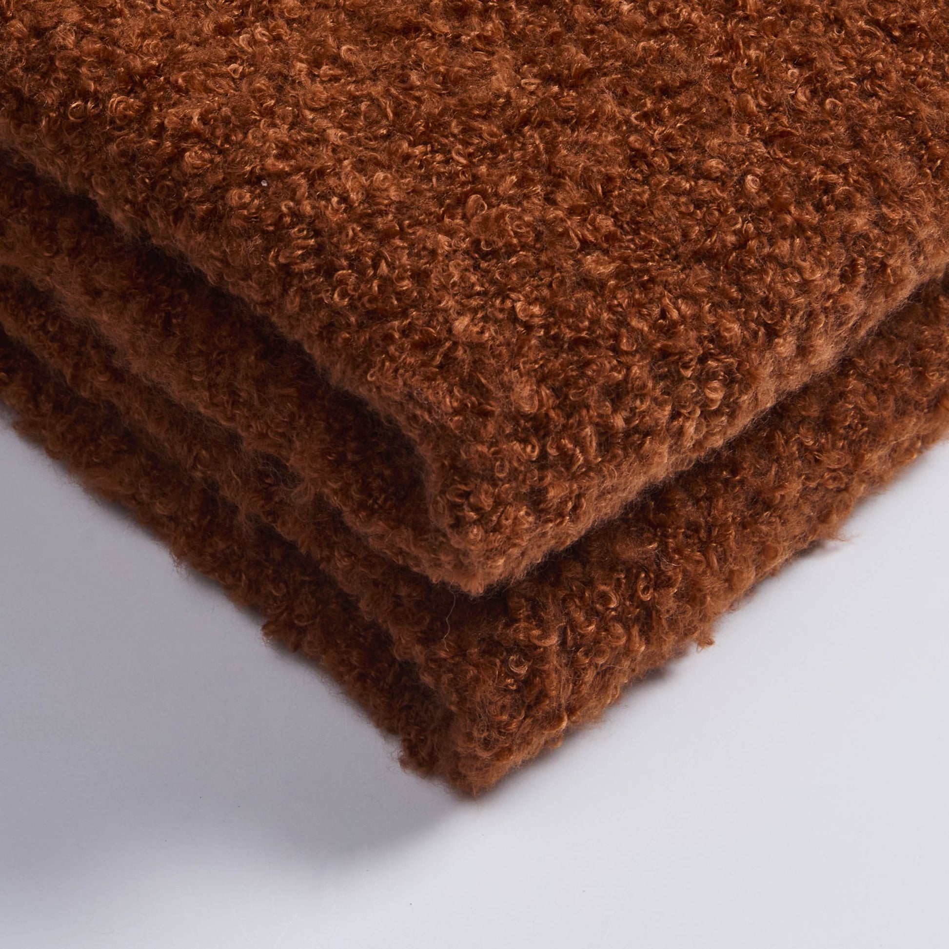 Mohair Style Throw - Burnt Orange - DUSK