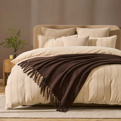 Mohair Style Throw - Chocolate - DUSK