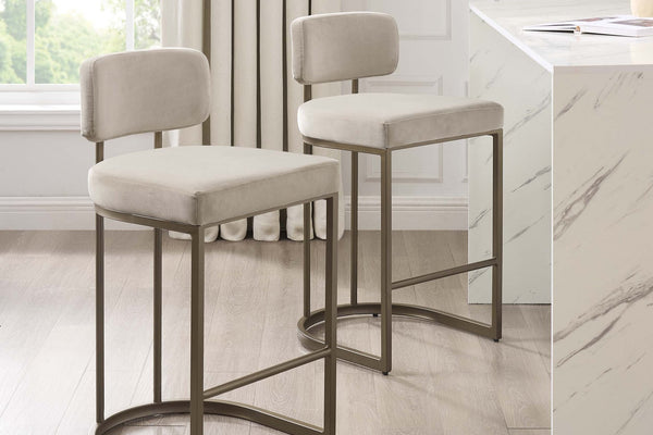 Mollie Barstools - Beige - DUSK