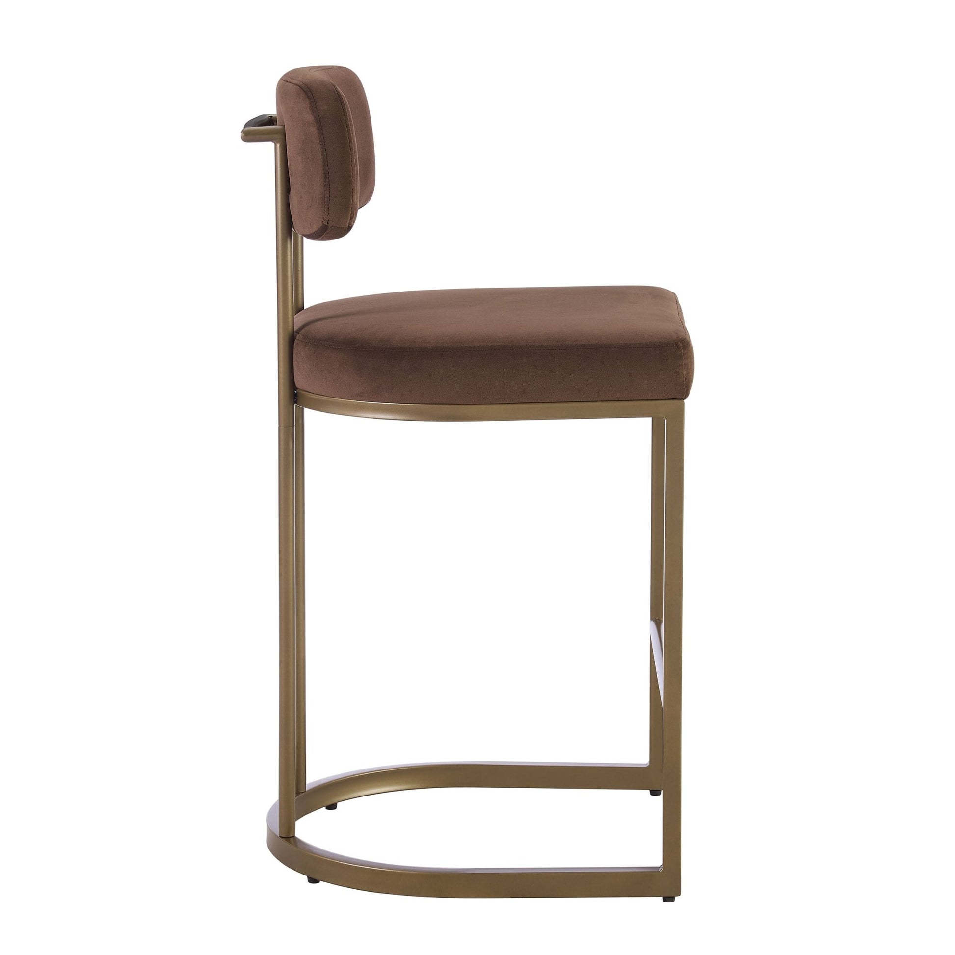 Mollie Set of 2 Barstools - Cappuccino - DUSK