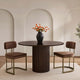 Mollie Set of 2 Dining Chairs - Cappuccino - DUSK