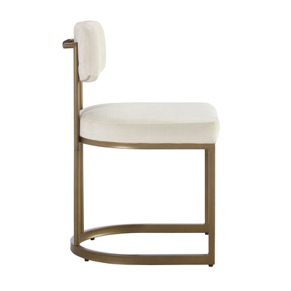 Mollie Set of 2 Dining Chairs - Ecru - DUSK