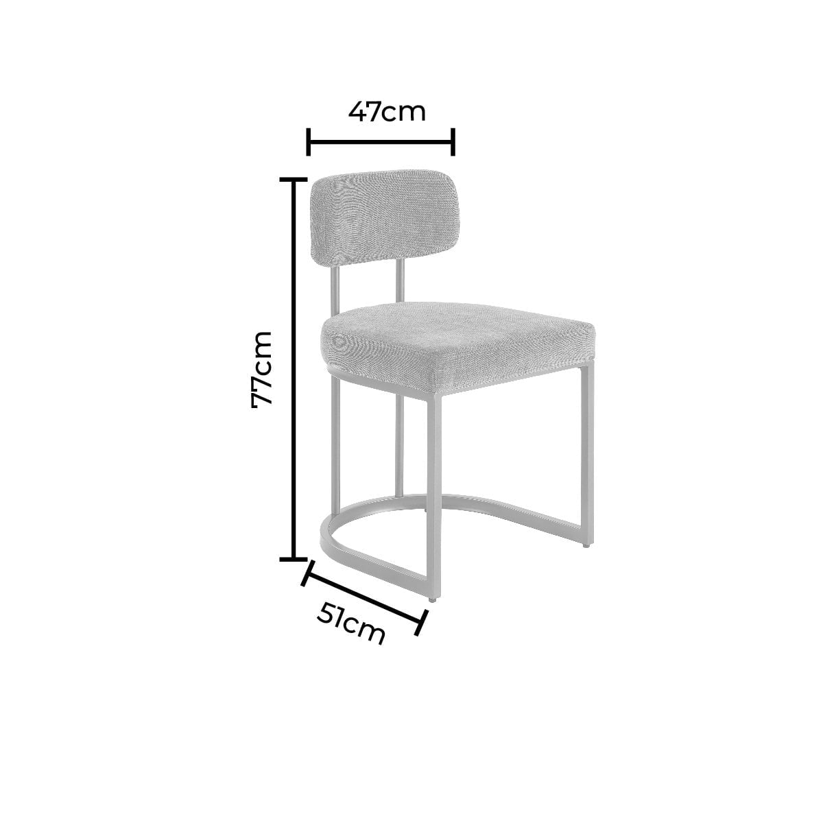 Molly Set of 2 Dining Chairs - Chenille Olive - DUSK