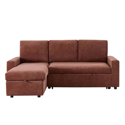 Monroe Sofa Bed - Chenille Dark Rust - DUSK