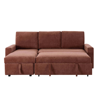 Monroe Sofa Bed - Chenille Dark Rust - DUSK