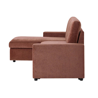 Monroe Sofa Bed - Chenille Dark Rust - DUSK