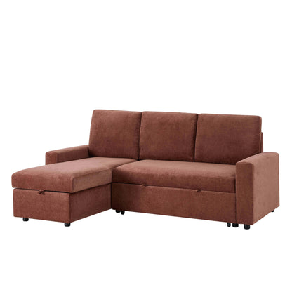 Monroe Sofa Bed - Chenille Dark Rust - DUSK