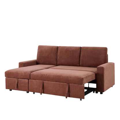 Monroe Sofa Bed - Chenille Dark Rust - DUSK