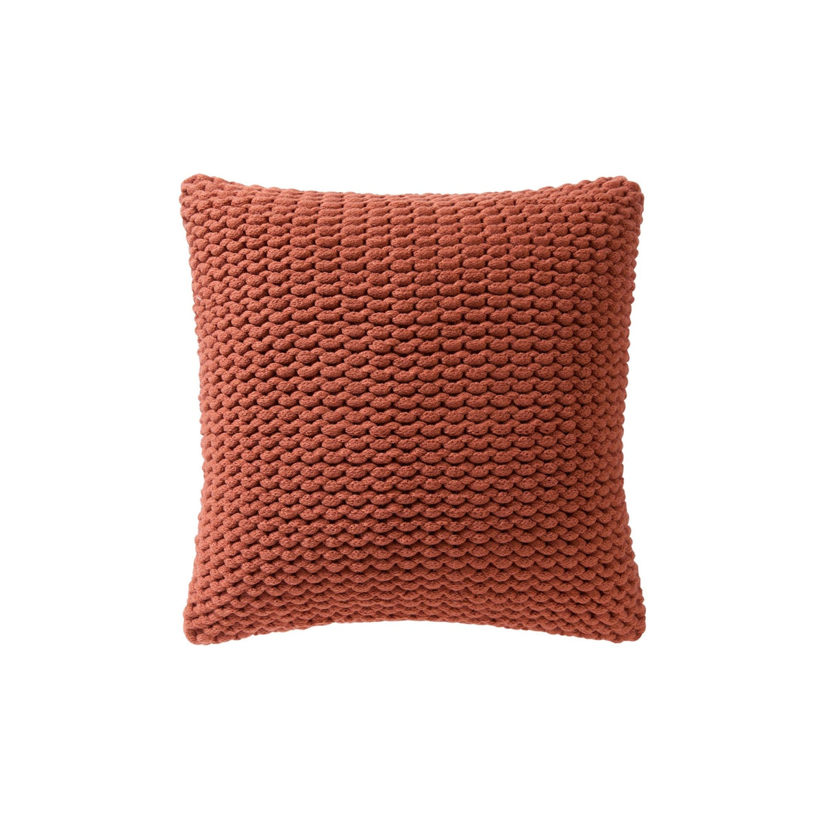 Montreal Chunky Knit Cushion Cover - Orange - DUSK