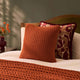 Montreal Chunky Knit Cushion Cover - Orange - DUSK