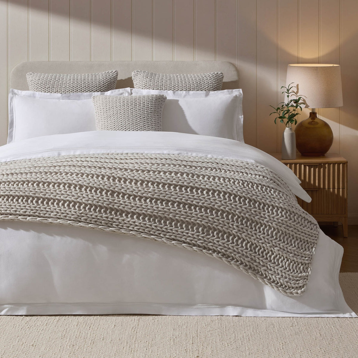 Montreal Throw - Natural - DUSK