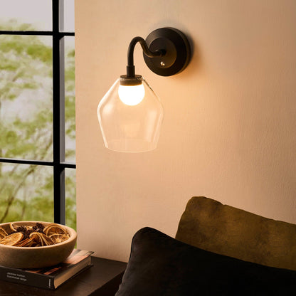 Morena Firefly LED Rechargable Wall Light - Black - DUSK