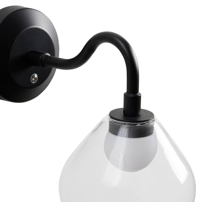 Morena Firefly LED Rechargable Wall Light - Black - DUSK
