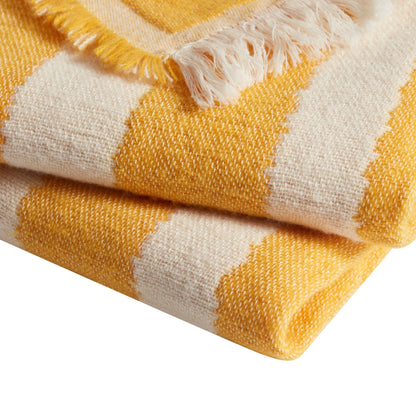 Motif Abstract Throw - Yellow - DUSK