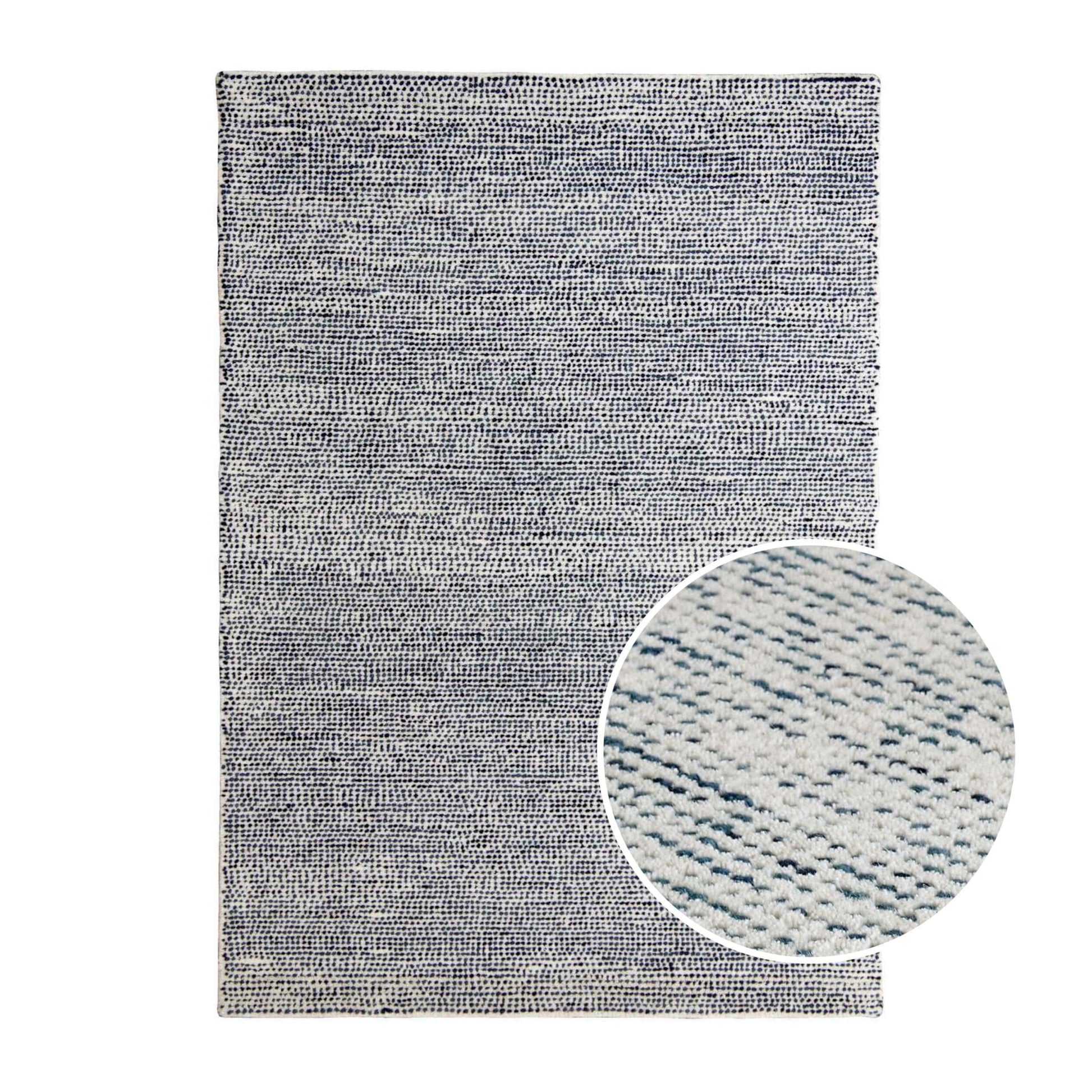 Mya Wool Rug - Blue - DUSK