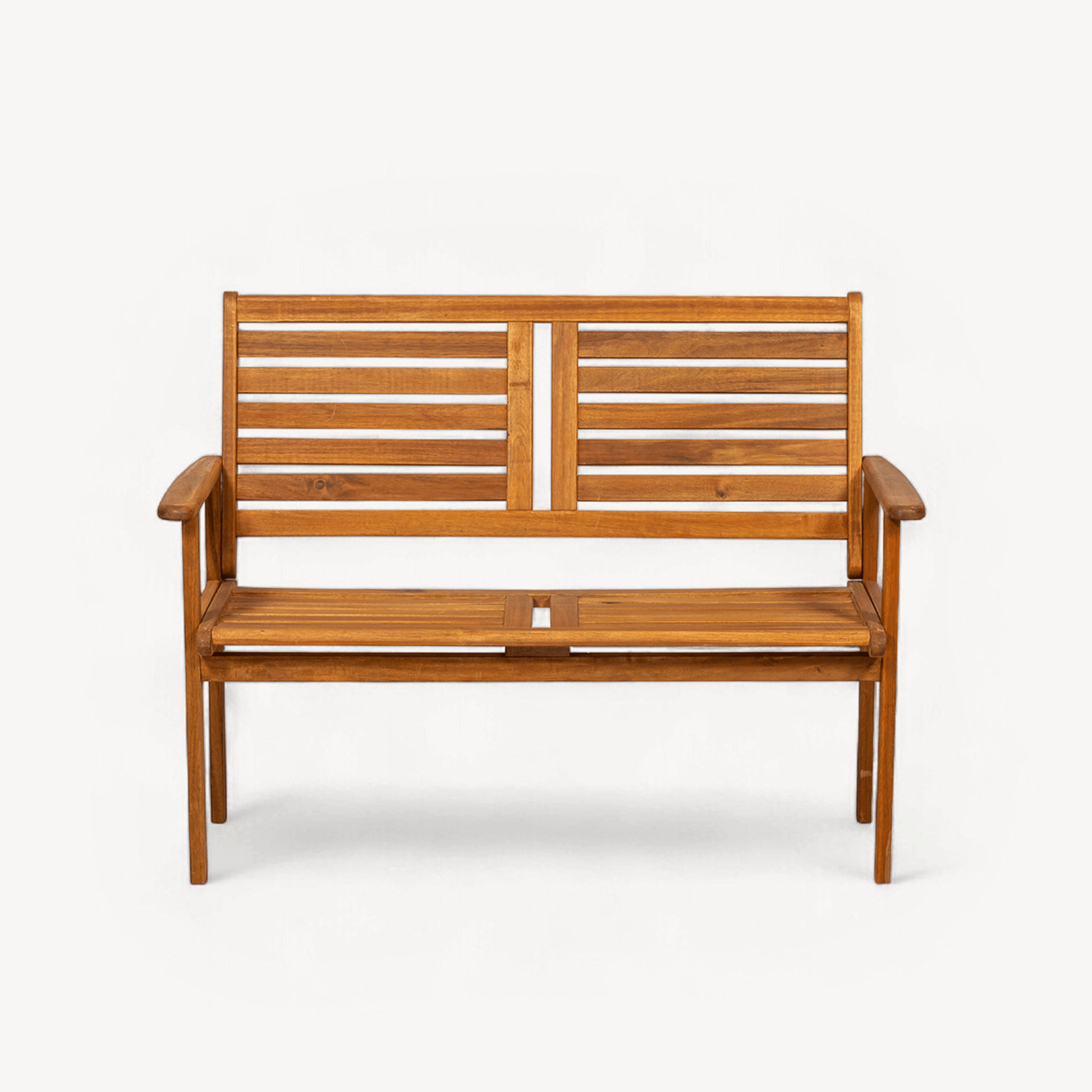 Napoli Outdoor 2 Seater Bench - Natural - DUSK