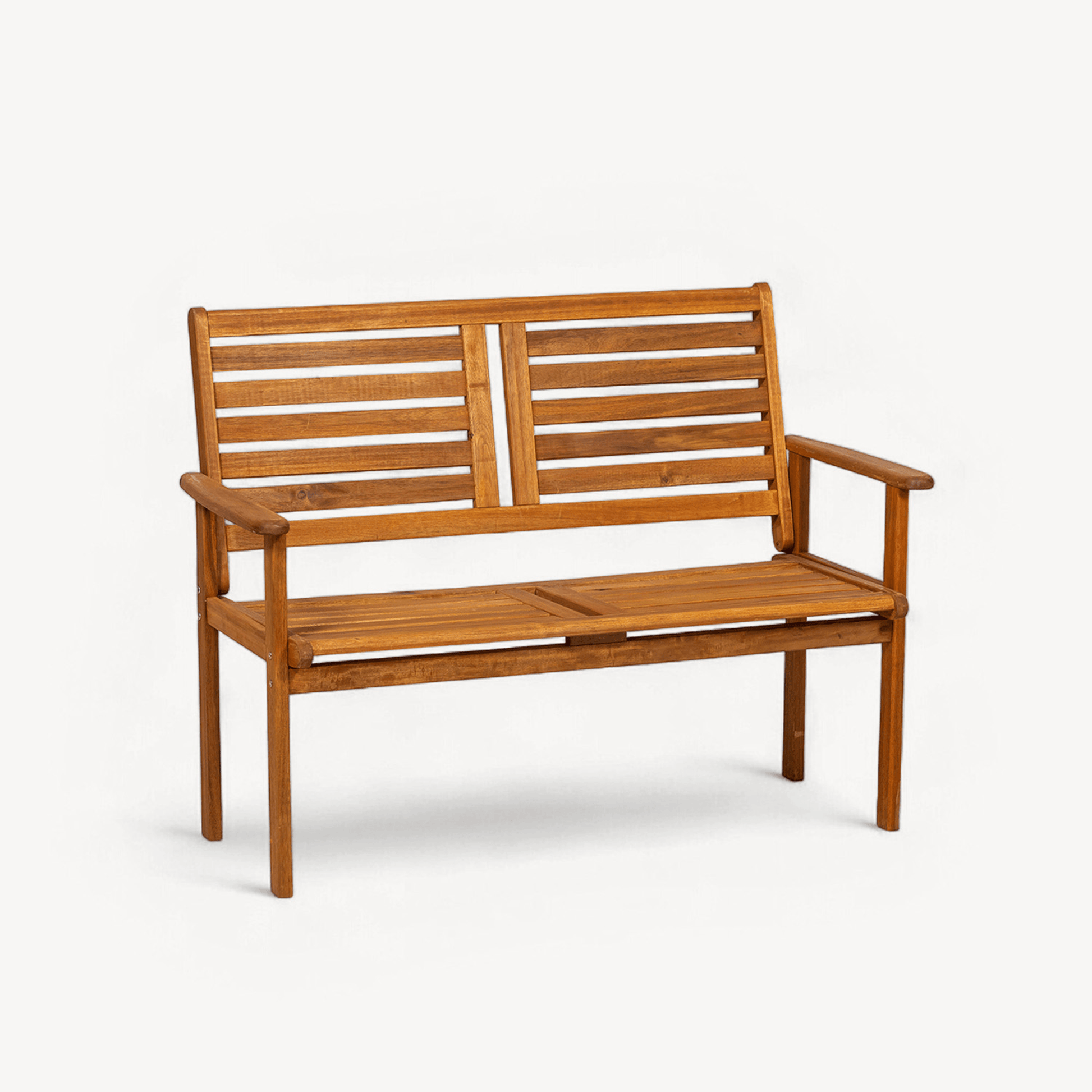 Napoli Outdoor 2 Seater Bench - Natural - DUSK