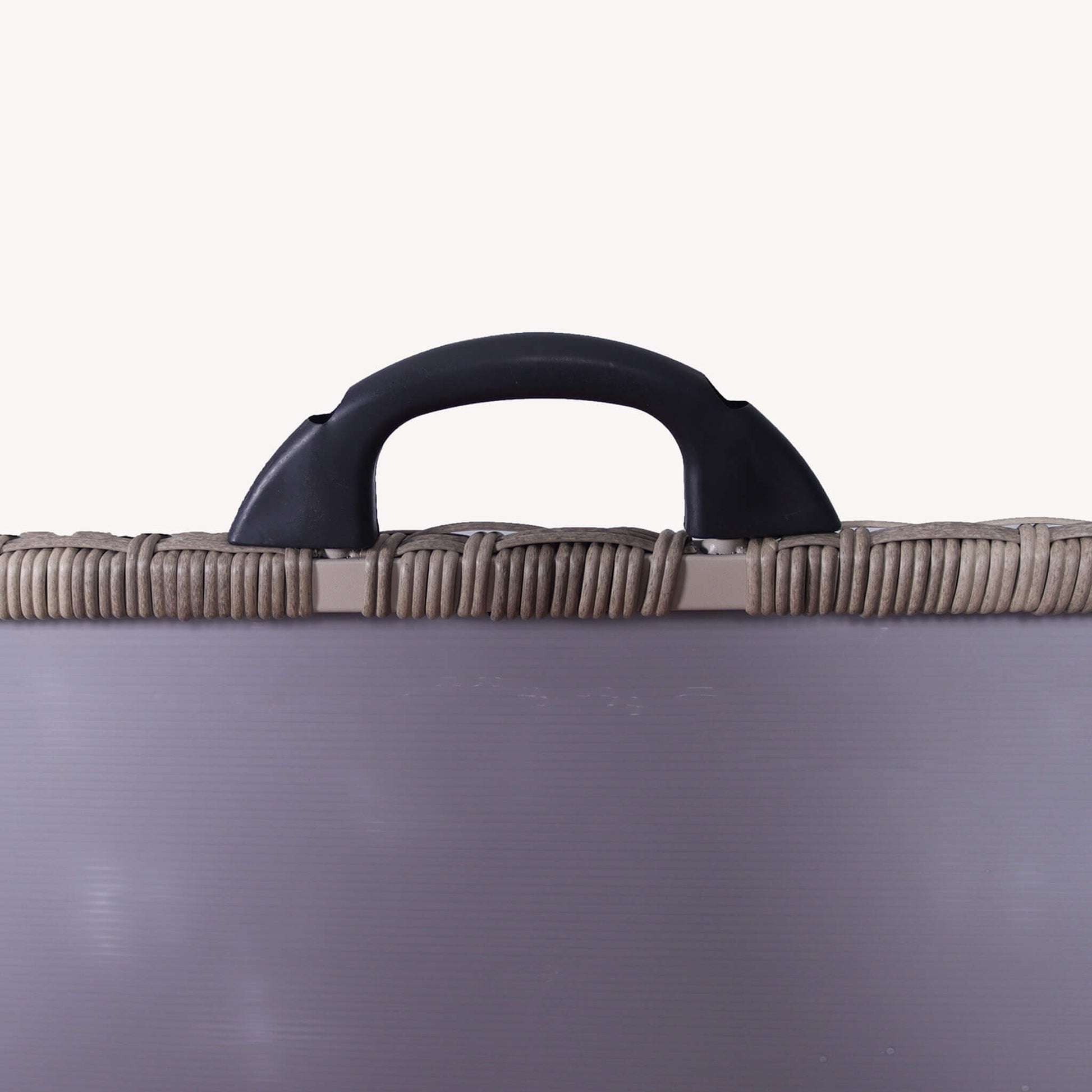 Natural Weave Cushion Storage Box 510L - Beige - DUSK