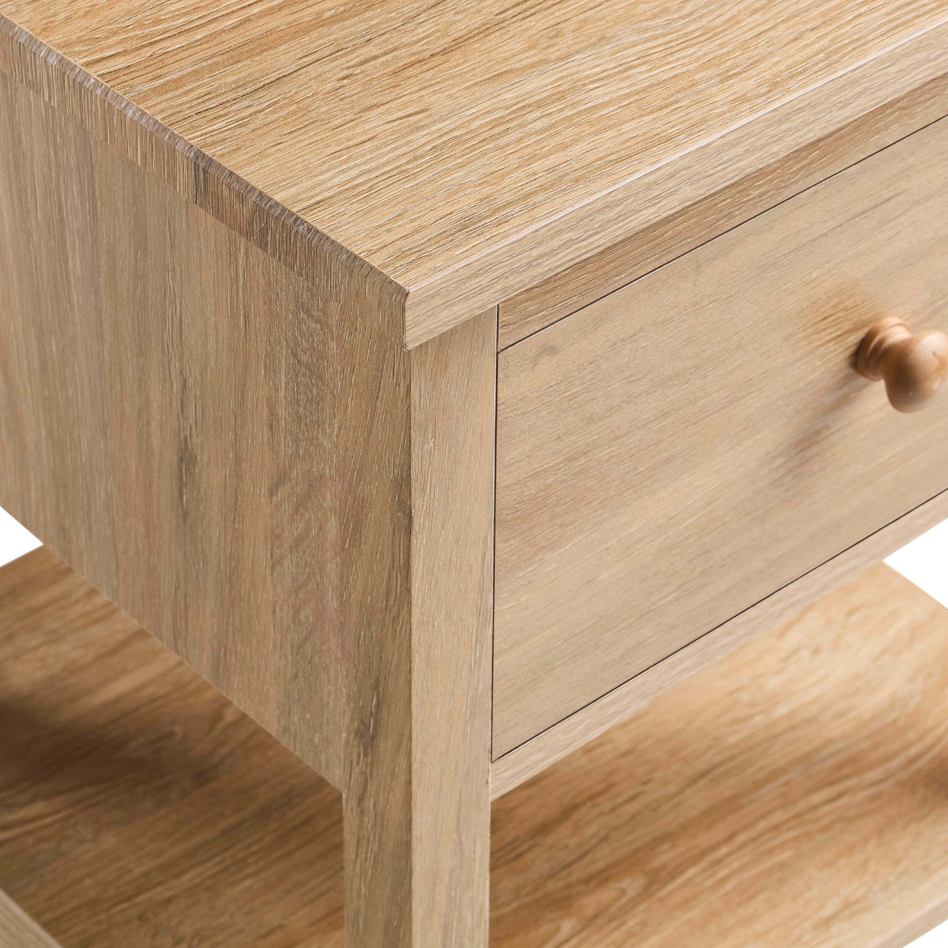 Nell 1 Drawer Nighstand - Light Wood - DUSK