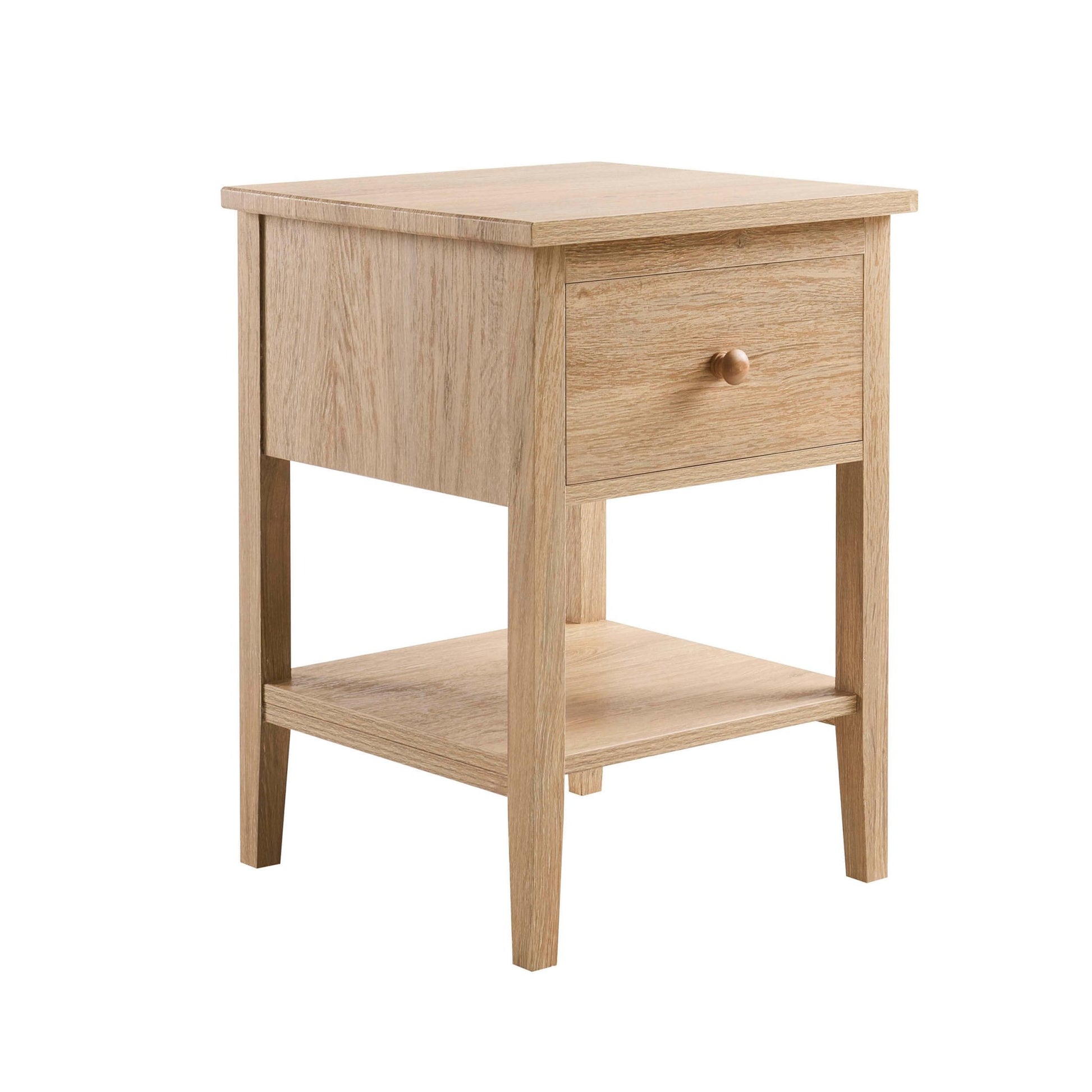 Nell 1 Drawer Nighstand - Light Wood - DUSK