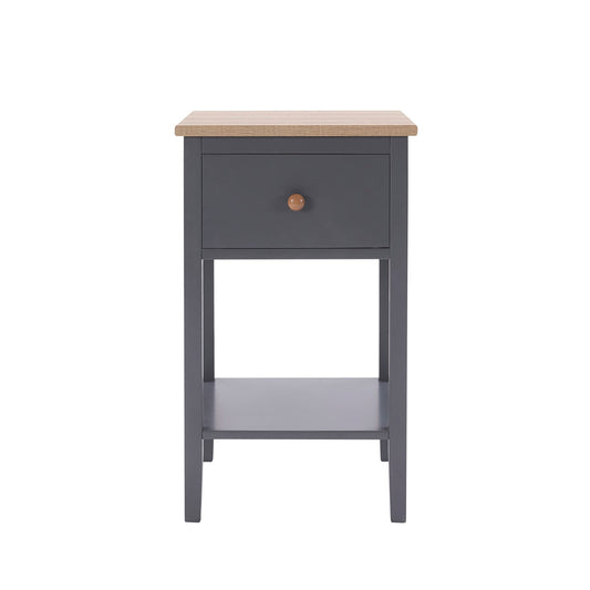 Nell 1 Drawer Nightstand - Charcoal - DUSK