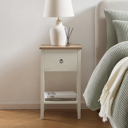 Nell 1 Drawer Nightstand - Stone - DUSK