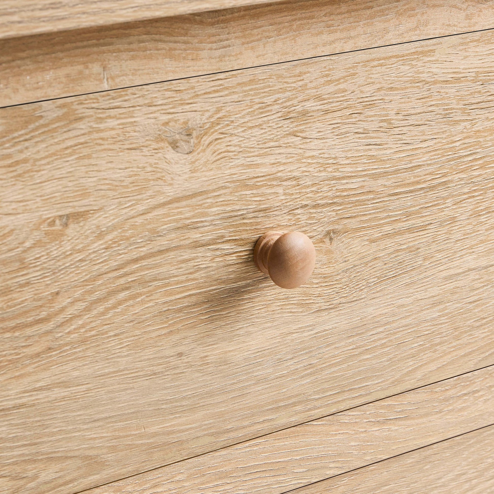 Nell 2 Drawer Bedside Table - Light Wood - DUSK