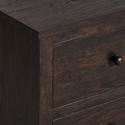Nell 2 Drawer Bedside Table - Walnut - DUSK