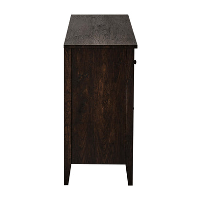 Nell 3 Door Sideboard with Drawers - Walnut - DUSK