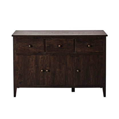 Nell 3 Door Sideboard with Drawers - Walnut - DUSK