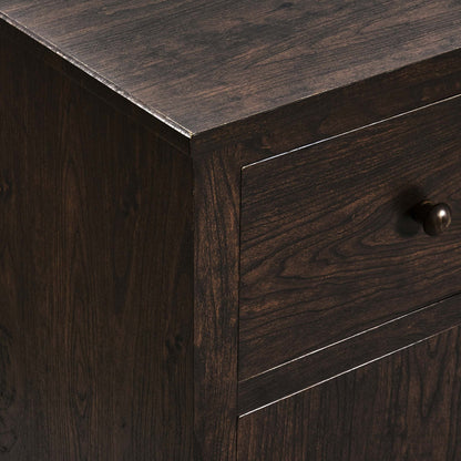 Nell 3 Door Sideboard with Drawers - Walnut - DUSK