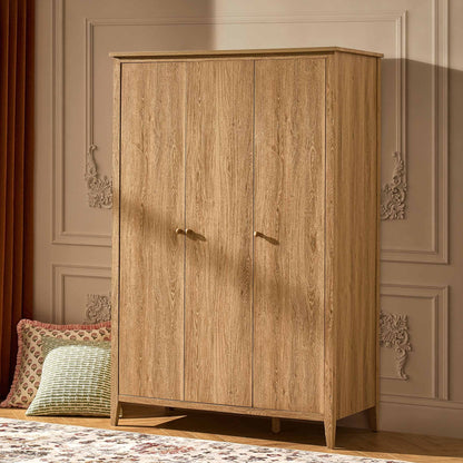 Nell 3 Door Wardrobe - Light Wood - DUSK