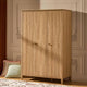 Nell 3 Door Wardrobe - Light Wood - DUSK