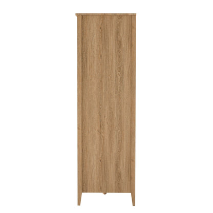 Nell 3 Door Wardrobe - Light Wood - DUSK