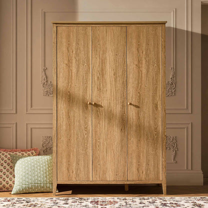 Nell 3 Door Wardrobe - Light Wood - DUSK