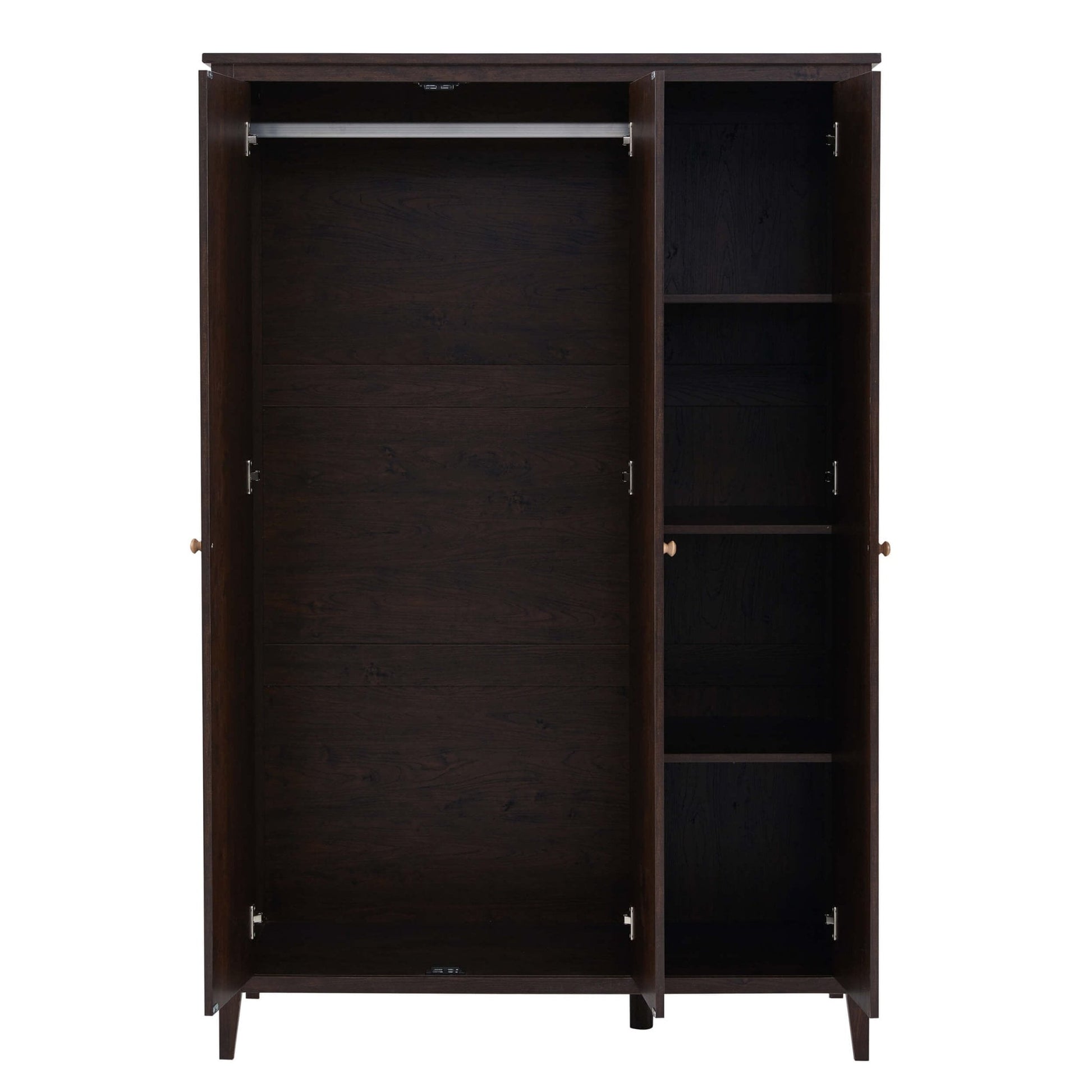 Nell 3 Door Wardrobe - Walnut - DUSK