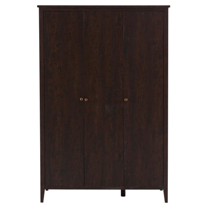 Nell 3 Door Wardrobe - Walnut - DUSK