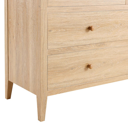 Nell 4 Drawer Chest - Light Wood - DUSK