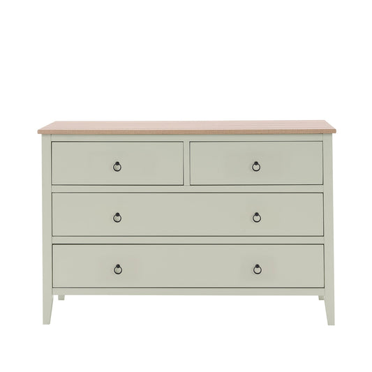 Nell 4 Drawer Chest - Sage Green - DUSK